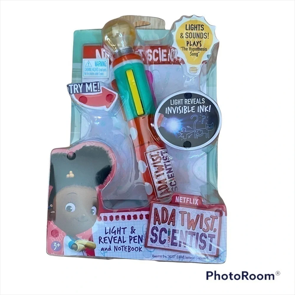 Ada Twist Scientist Light & Reveal Pen Imagination Toy NEW Netflix